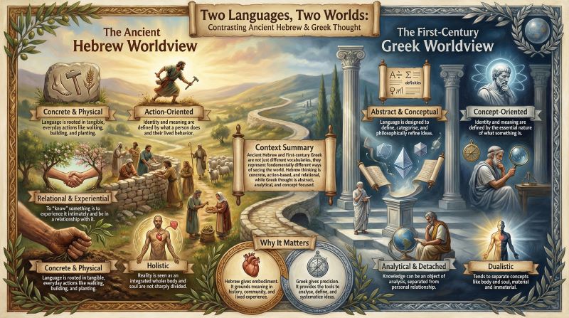 Ancient Hebrew vs Greek